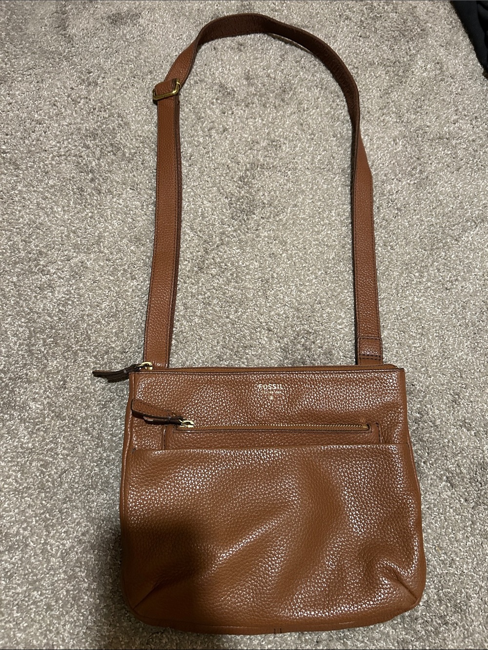 Fossil Genuine Leather Crossbody Bag
